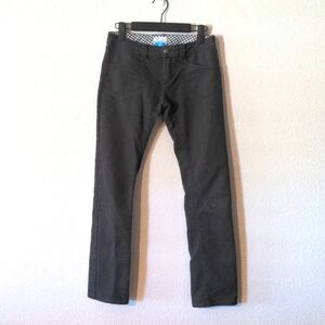 Columbia dark gray twill straight-leg hiking pants, sz 2